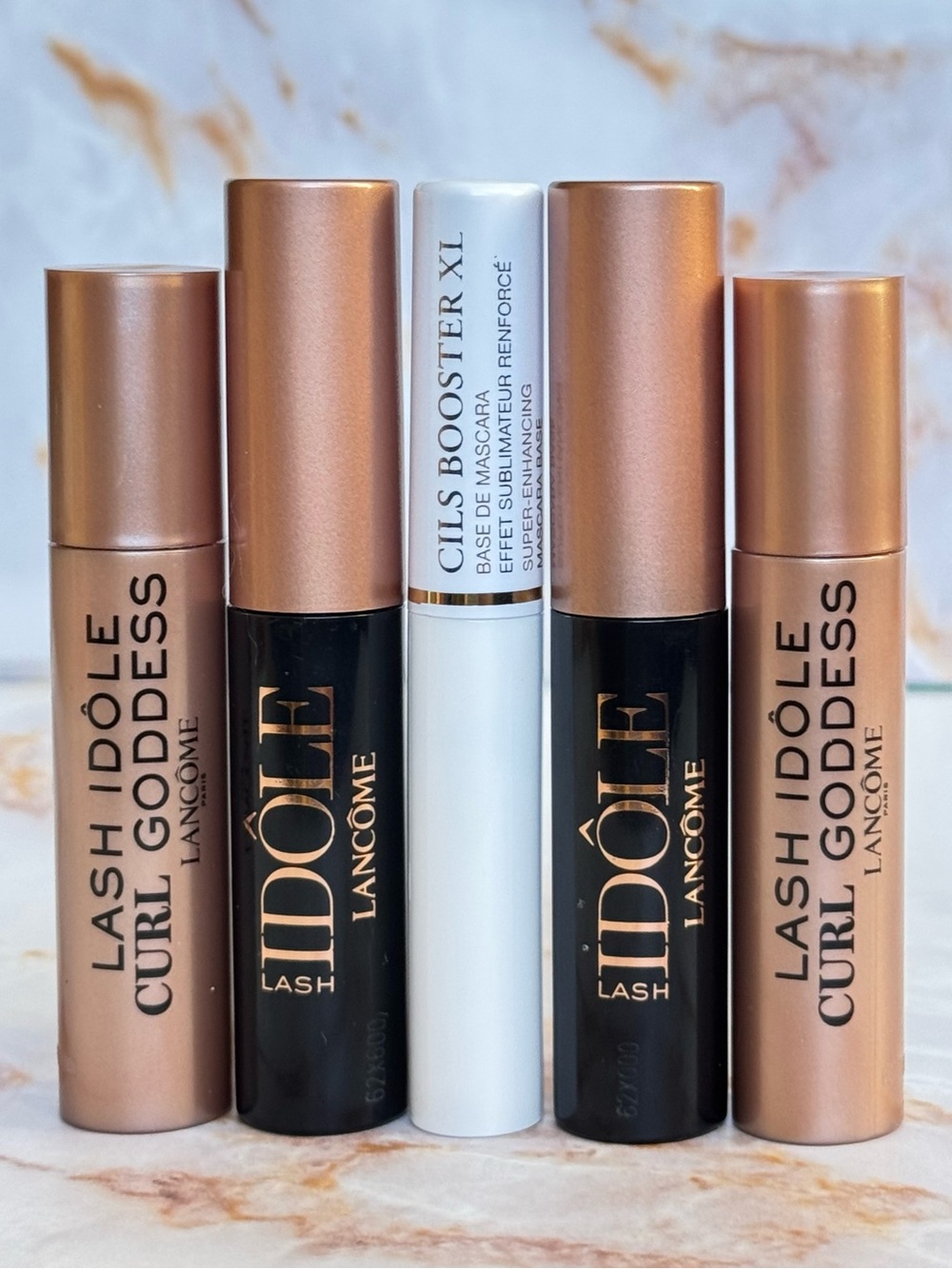Lancome Lash Idole Curl Goddess Mascara & Cils Booster Primer Set Travel Size
